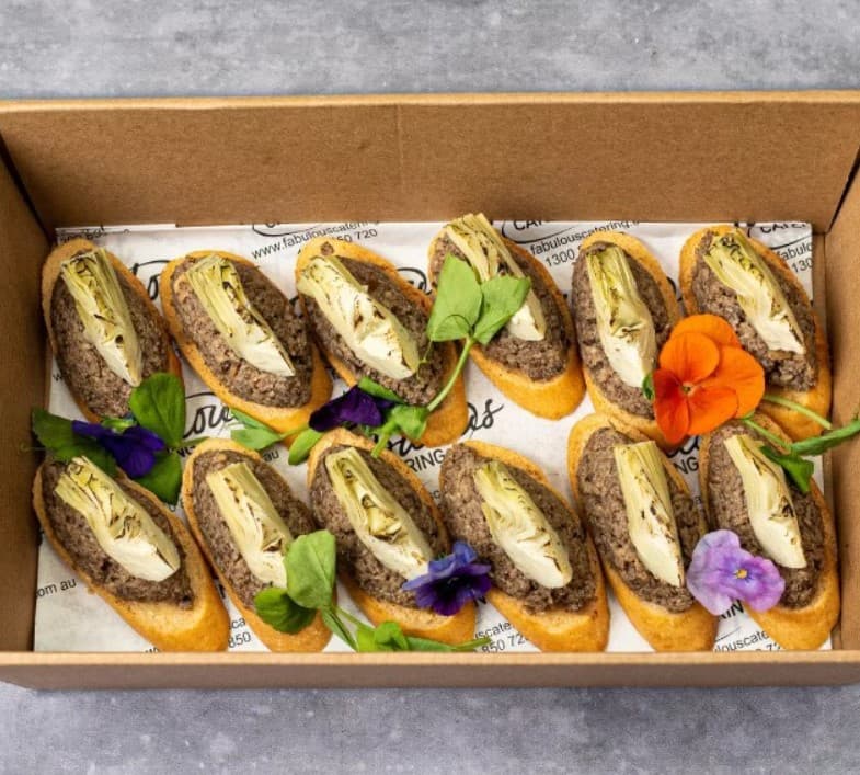 Truffled Mushroom & Artichoke Crostini (Box of 12)