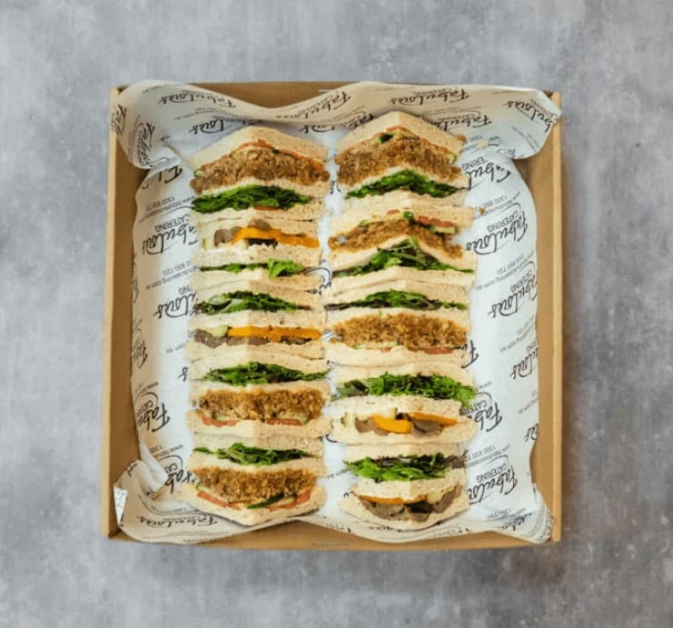 Vegetarian Half Sandwich Box (Box of 10Pcs)