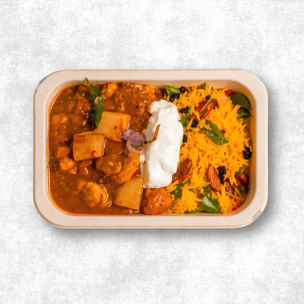 Vegetarian Masala Hot Lunch Box
