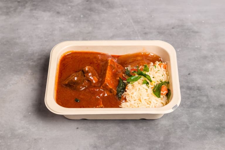 Lamb Rogan Josh Hot Lunch Box