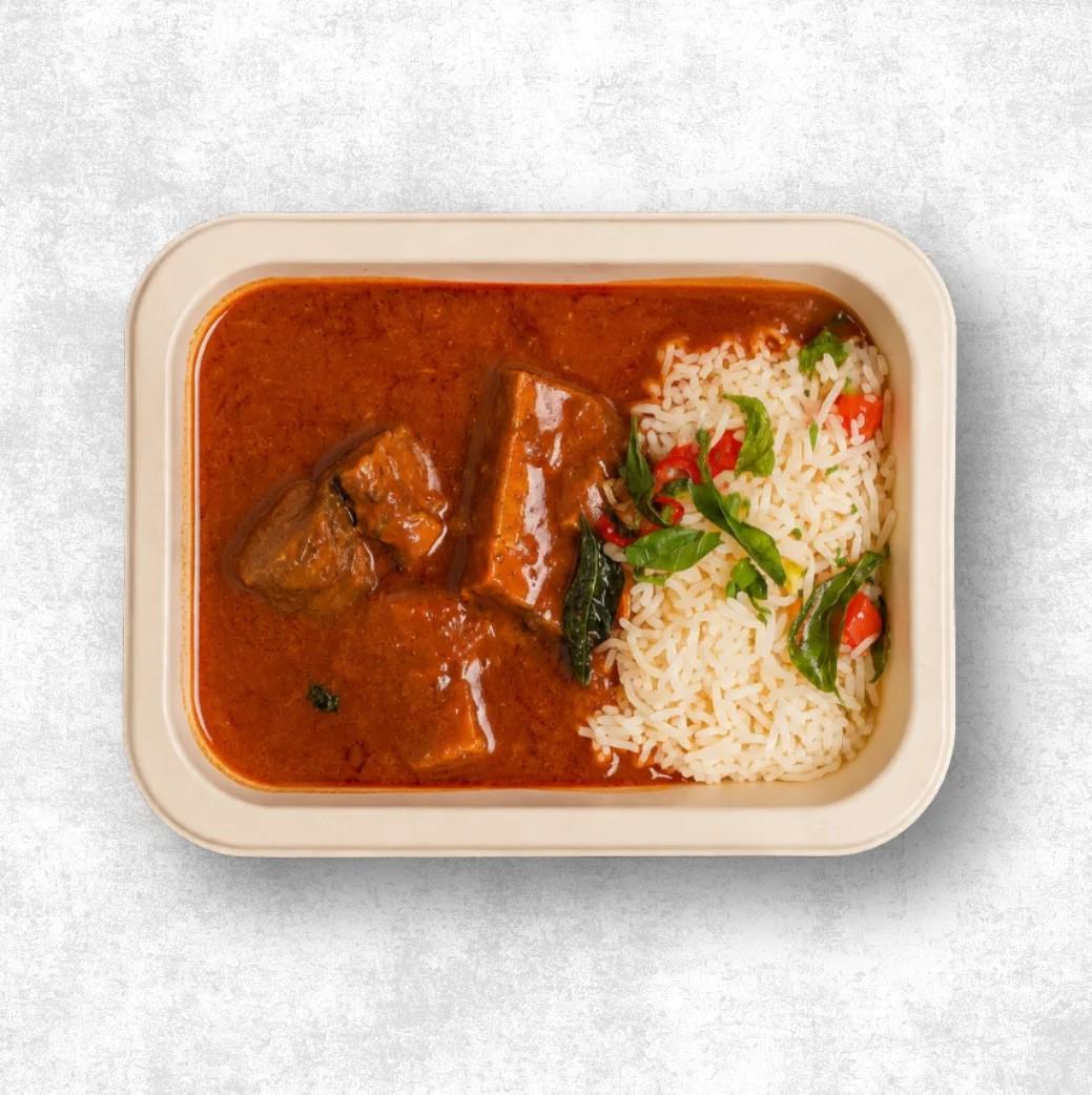 Lamb Rogan Josh Hot Lunch Box