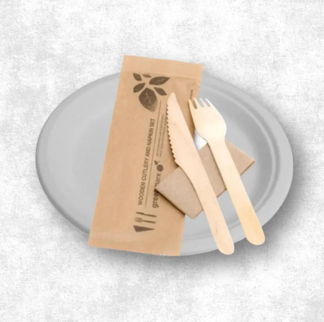 Disposable Knives, Forks & Plates Set