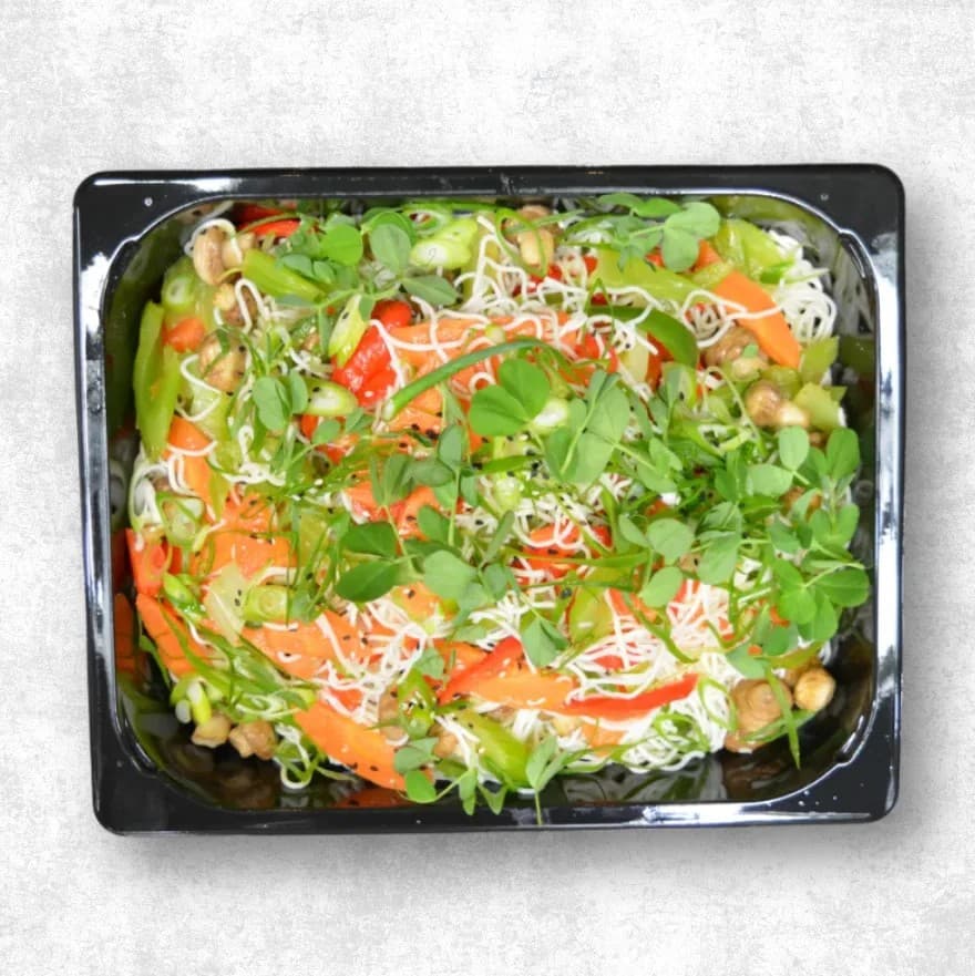 Chow Mein Rice Noodles Salad Platter