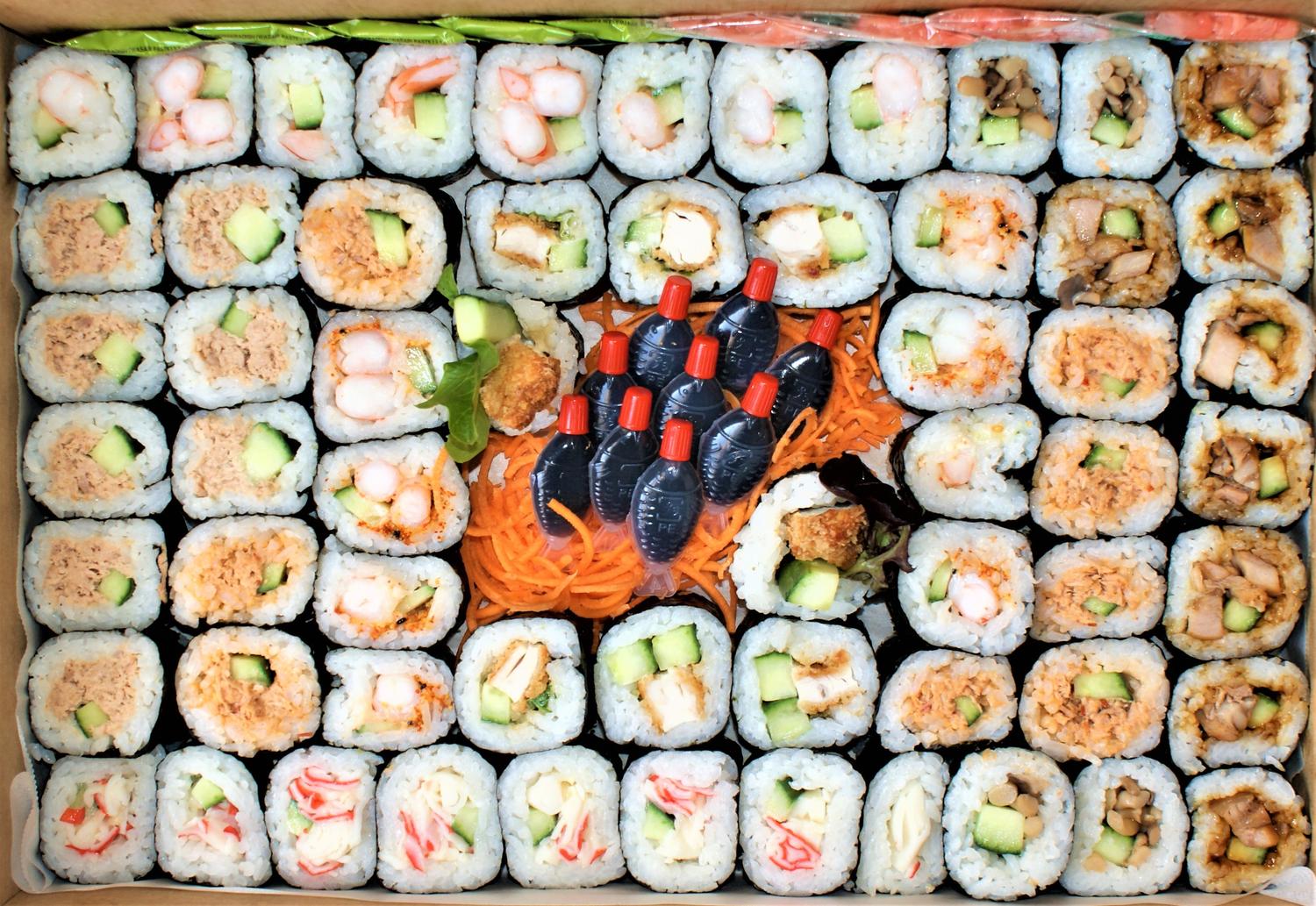 Mixed Sushi Platter (64 Pieces)