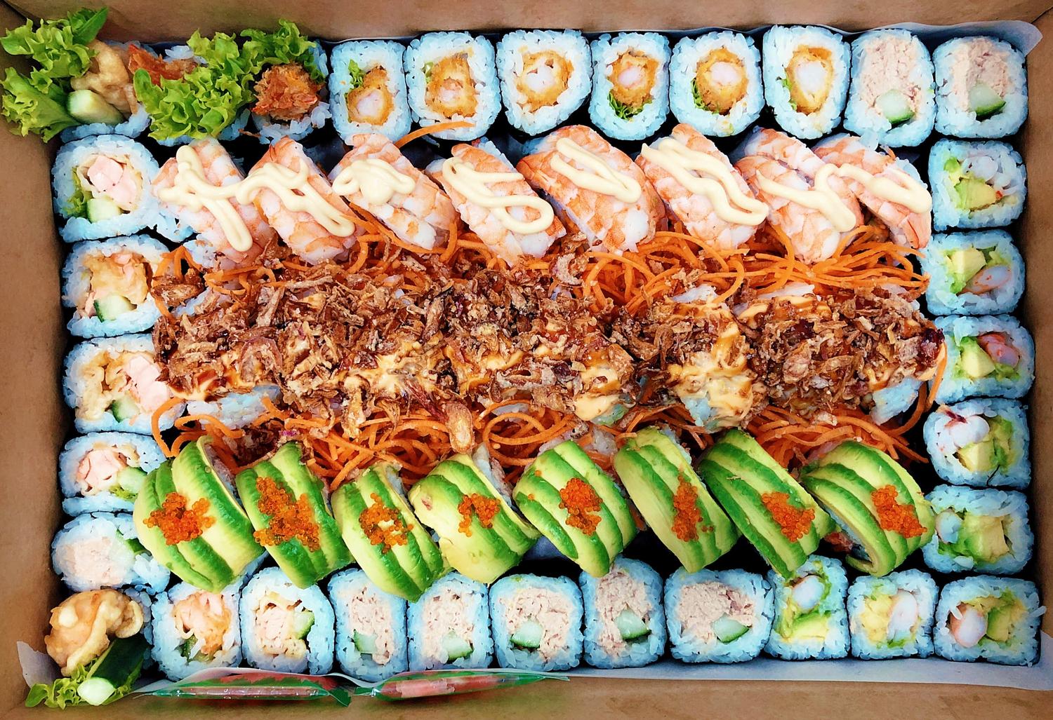 All Cooked Sushi Platter (56 Pieces)