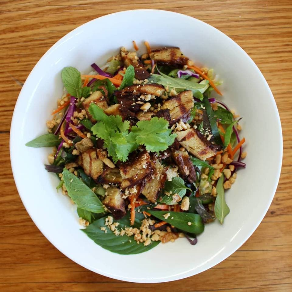 Chargrilled Vegan Duck Vermicelli Noodle Bowl