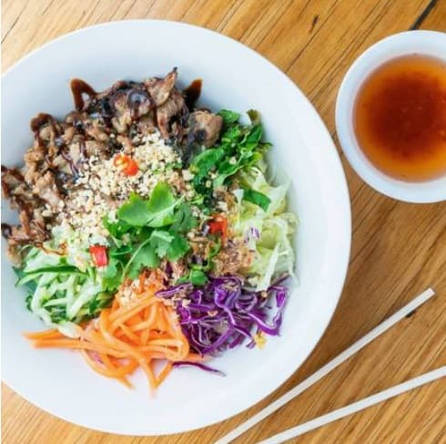 Chargrilled Pork Vermicelli Noodle Salad Bowl