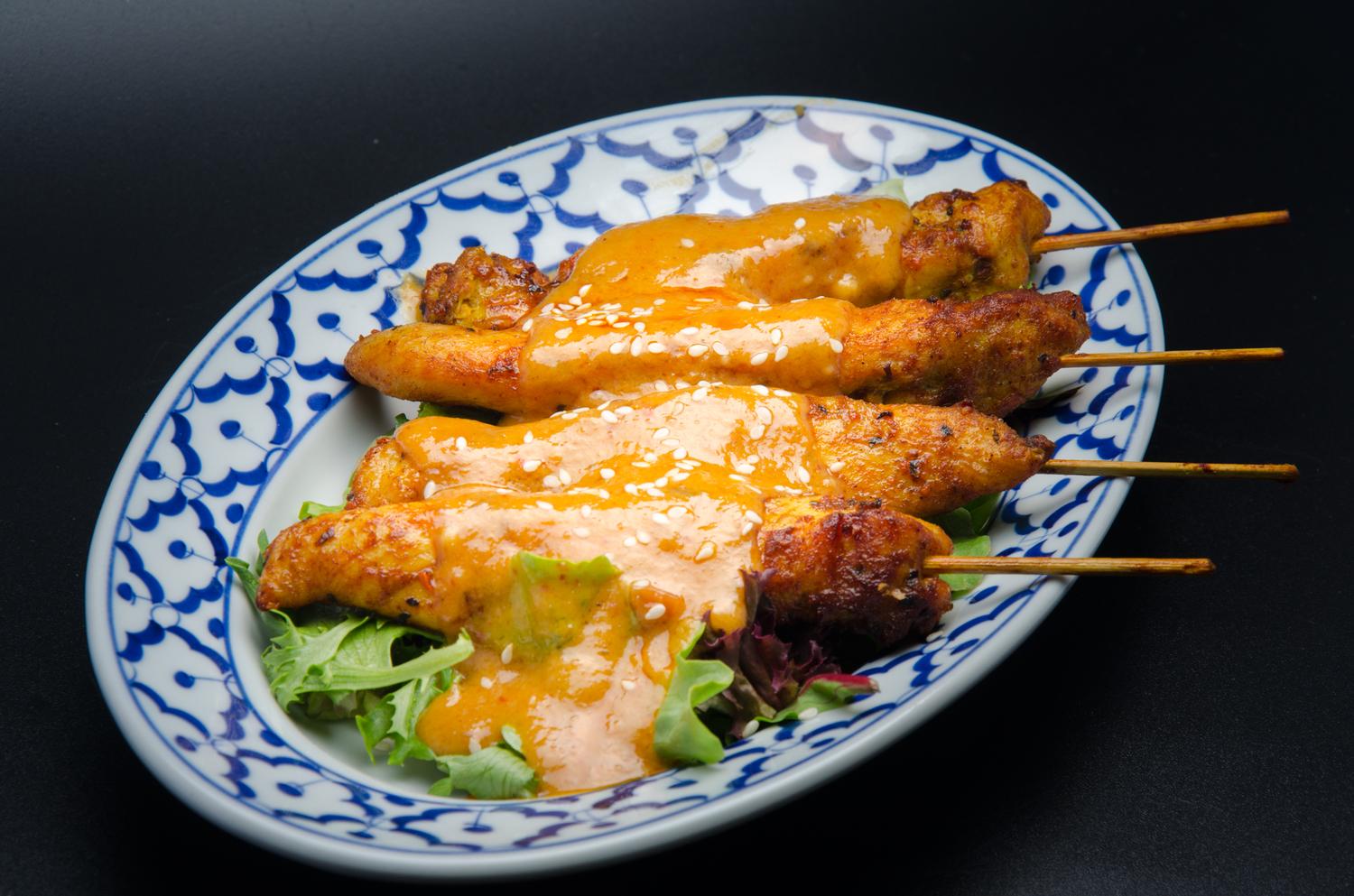 Chicken Satay Skewers (Platter of 40)