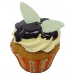 Optimistic Almond, Orange and Chocolate Cupcake