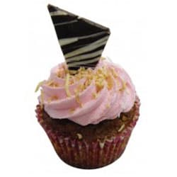 Raspberry and Coconut Radiance Cupcake