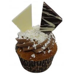 Chocolate Ying and Yang Gourmet Cupcake