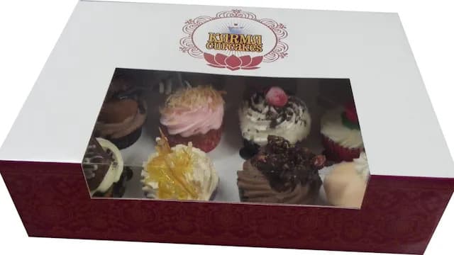 Mystery Box of 12 Gourmet Cupcakes