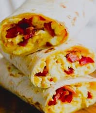 Bacon Egg and Cheese Breakfast Wrap