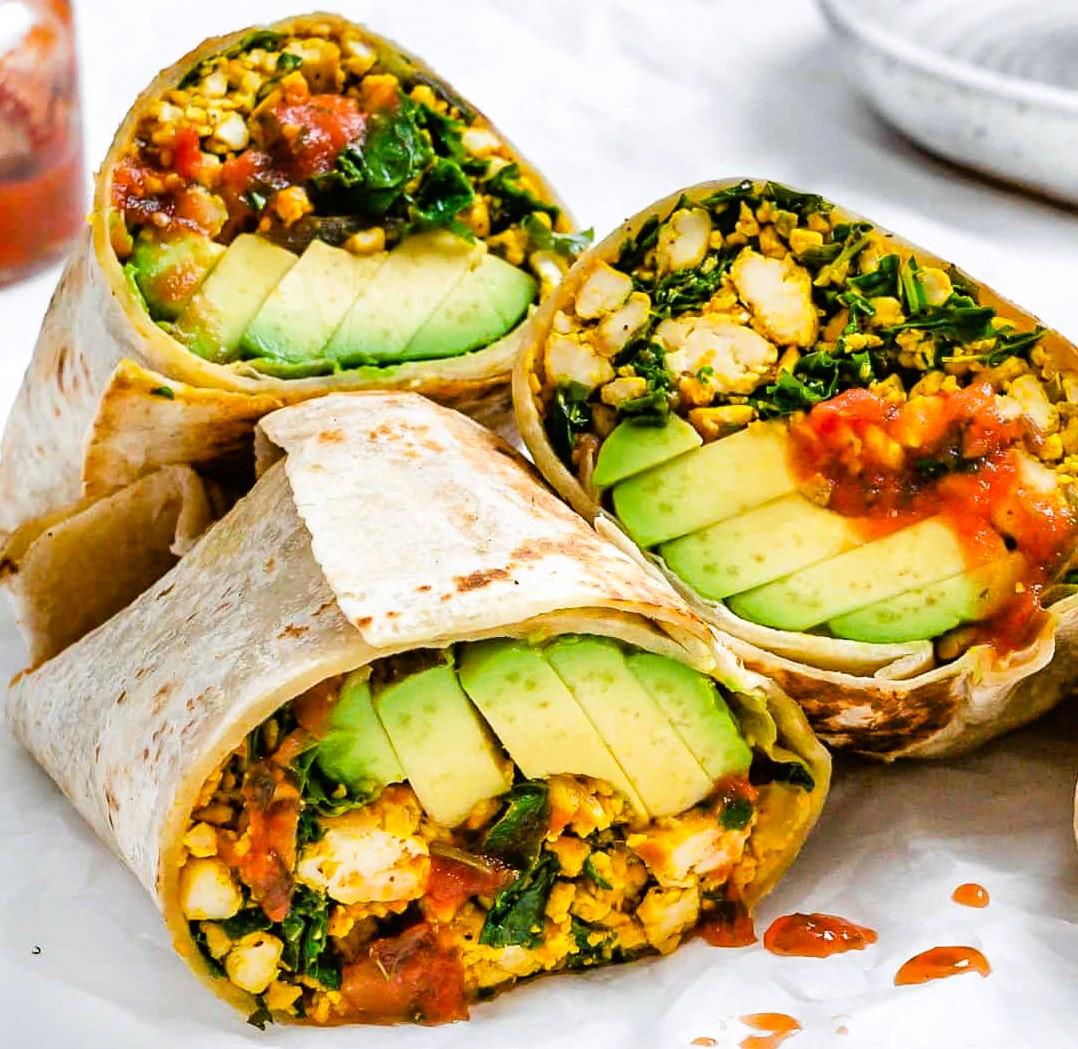 Vegetarian Breakfast Wrap