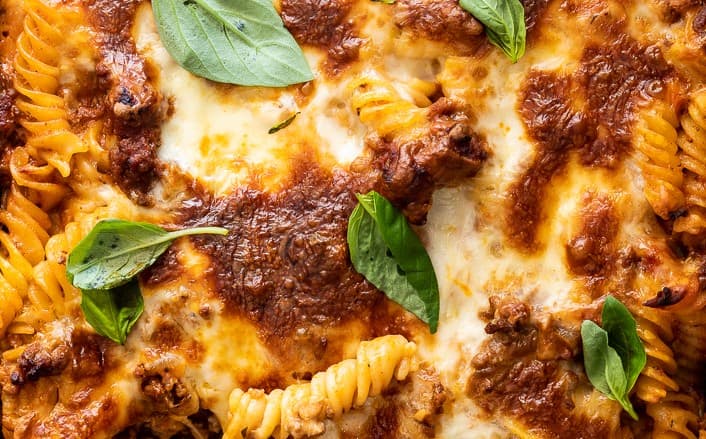 Beef Bolognese Bake