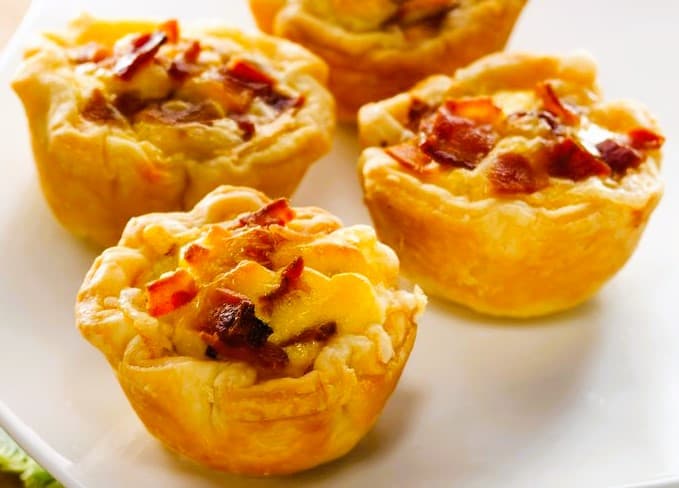 Mini Bacon and Egg Quiche