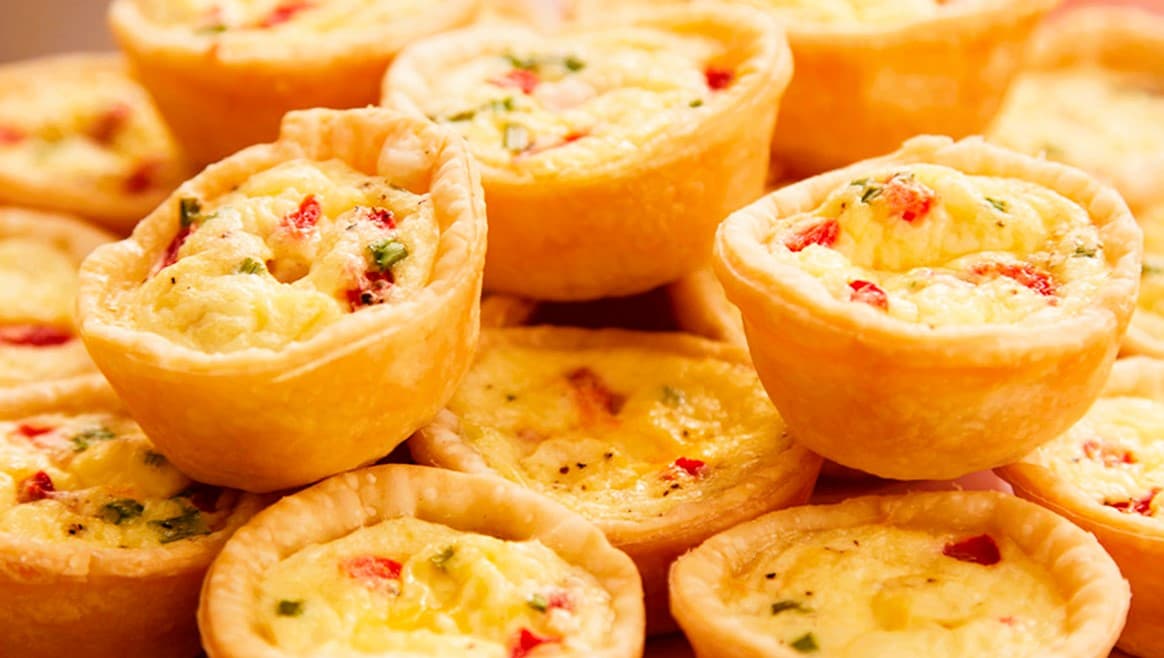 MIni Ham Cheese and Tomato Quiche