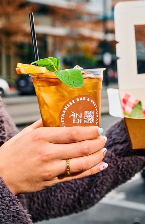 Homemade Orange Peach Iced Tea