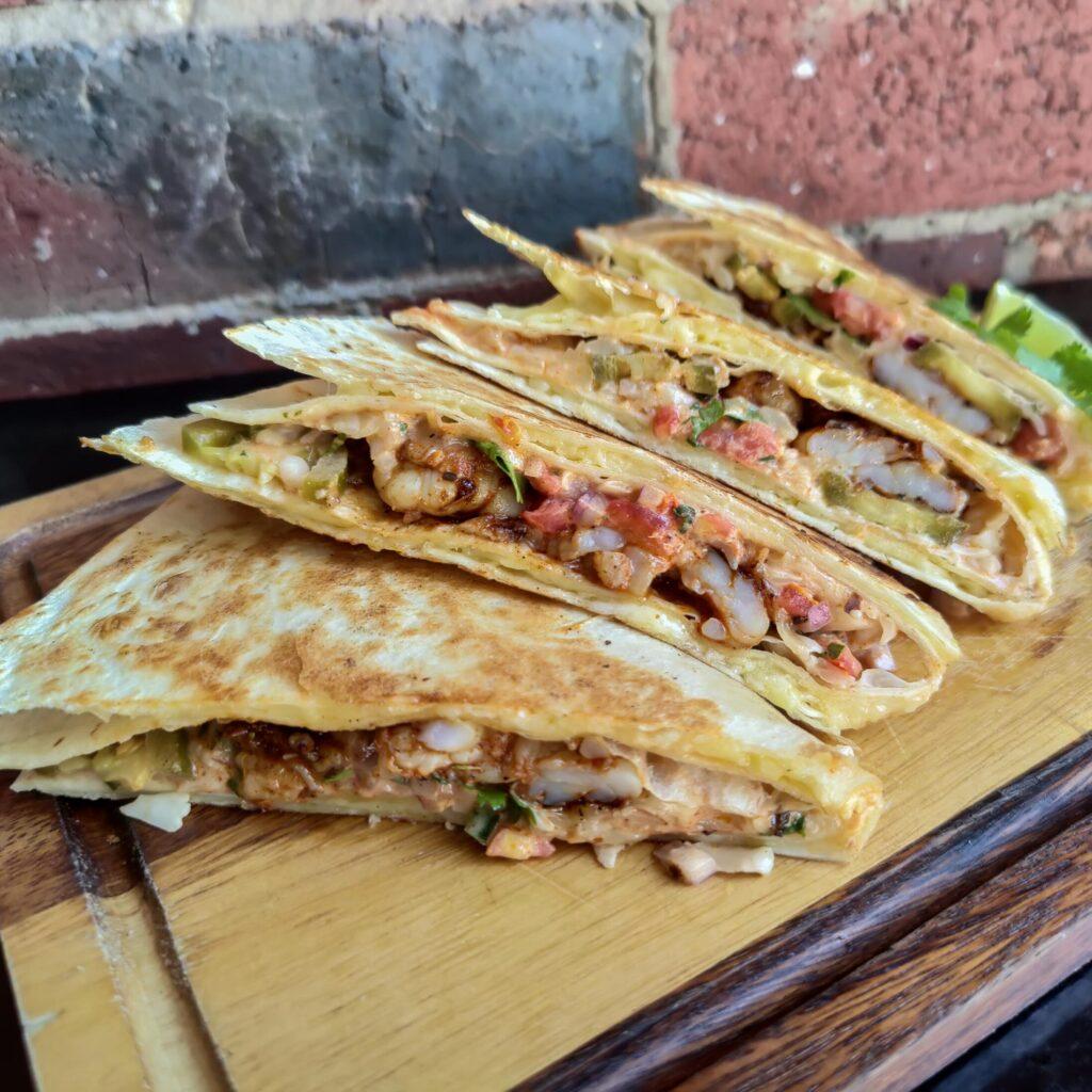 Prawn Picante Quesadilla (Sharing Platter)