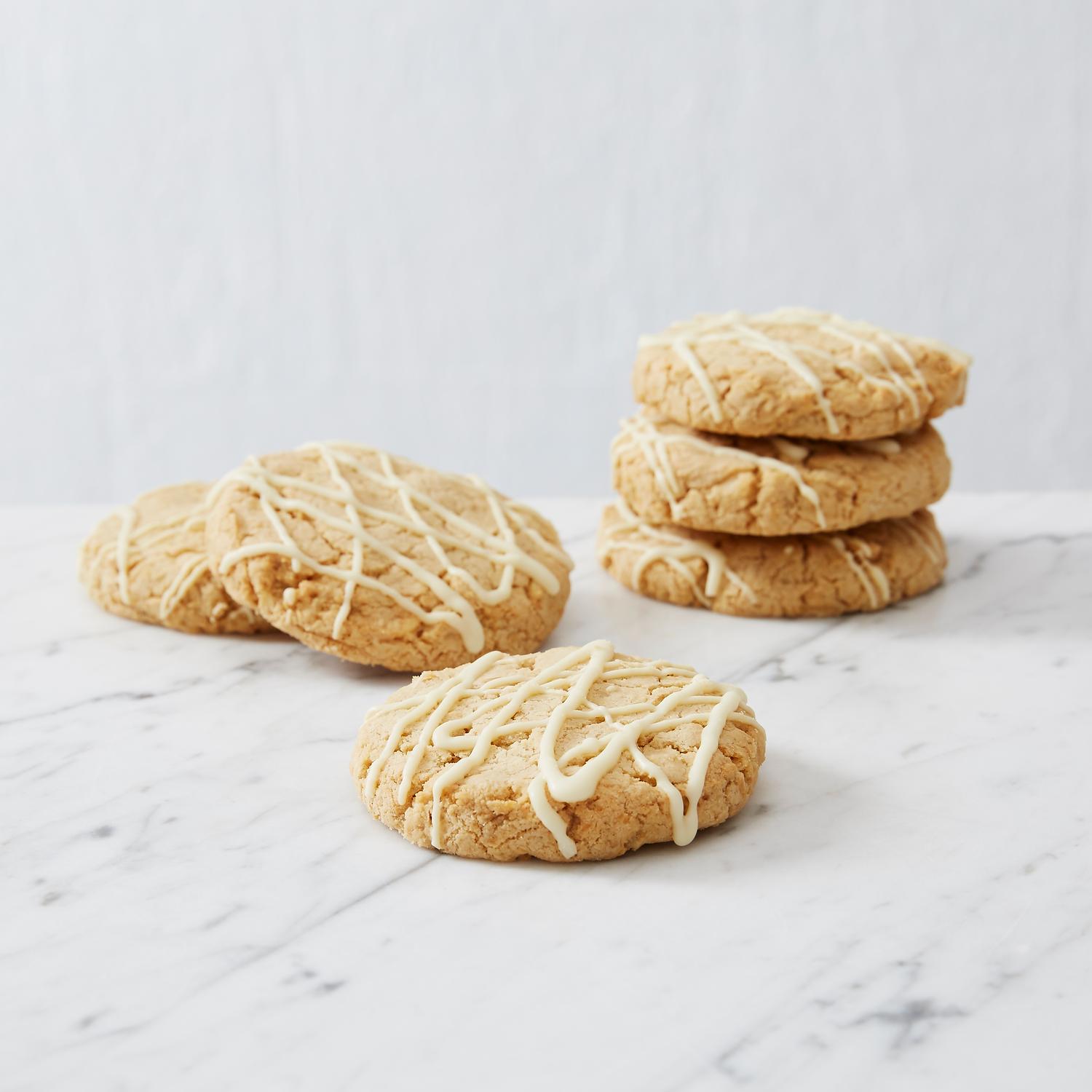 White Choc Macadamia Gourmet Cookies (Box of 24)