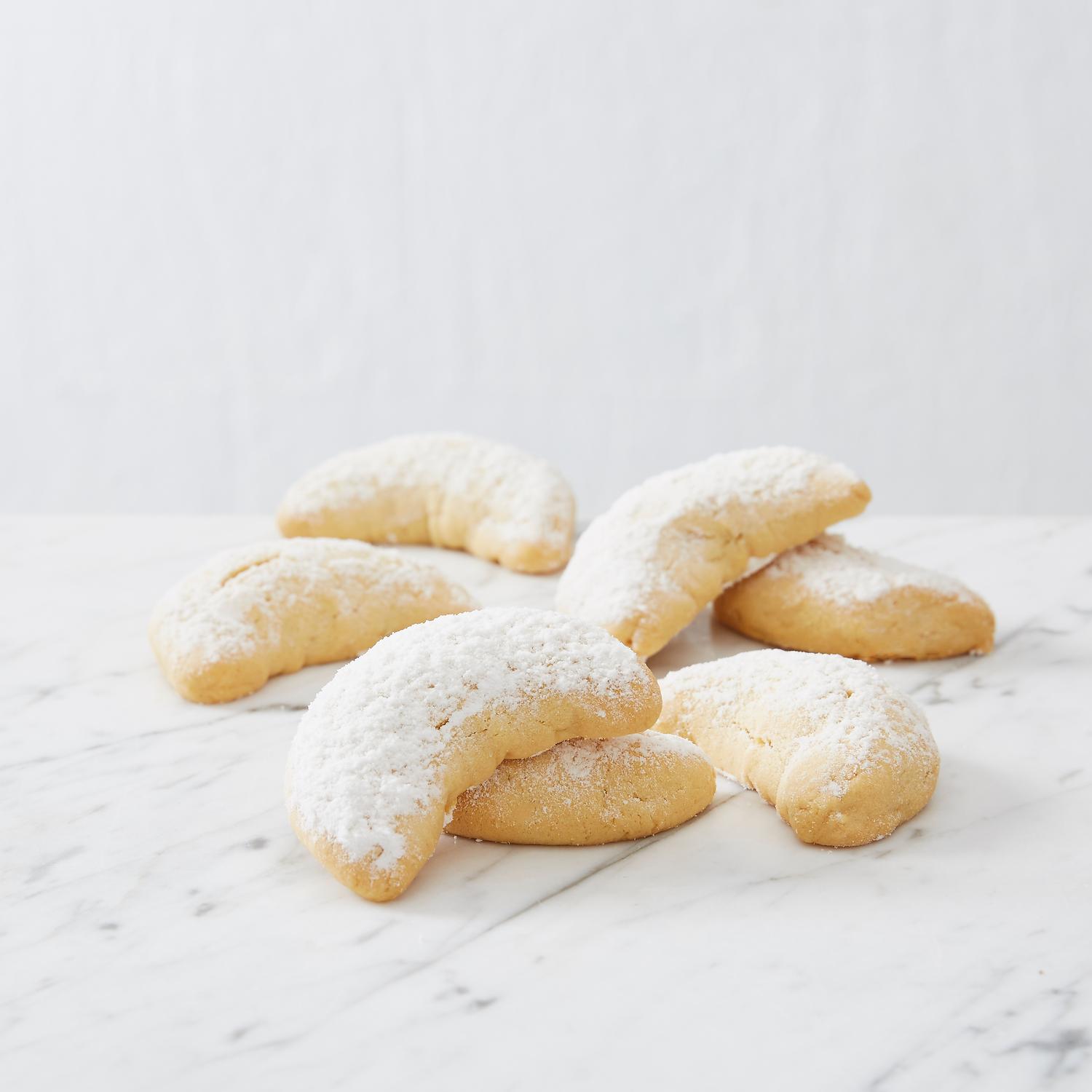 Almond Crescent Gourmet Cookies (Box of 24)