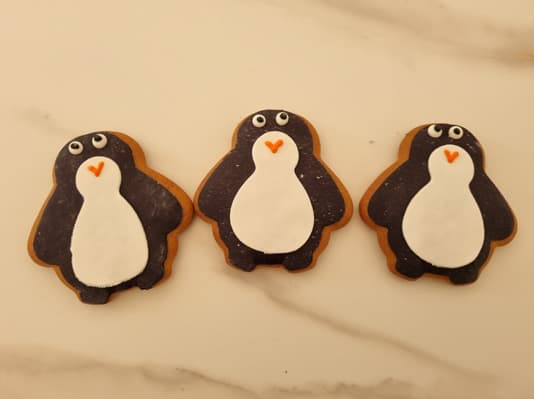 Penguins Themed Cookies (Box of 24)
