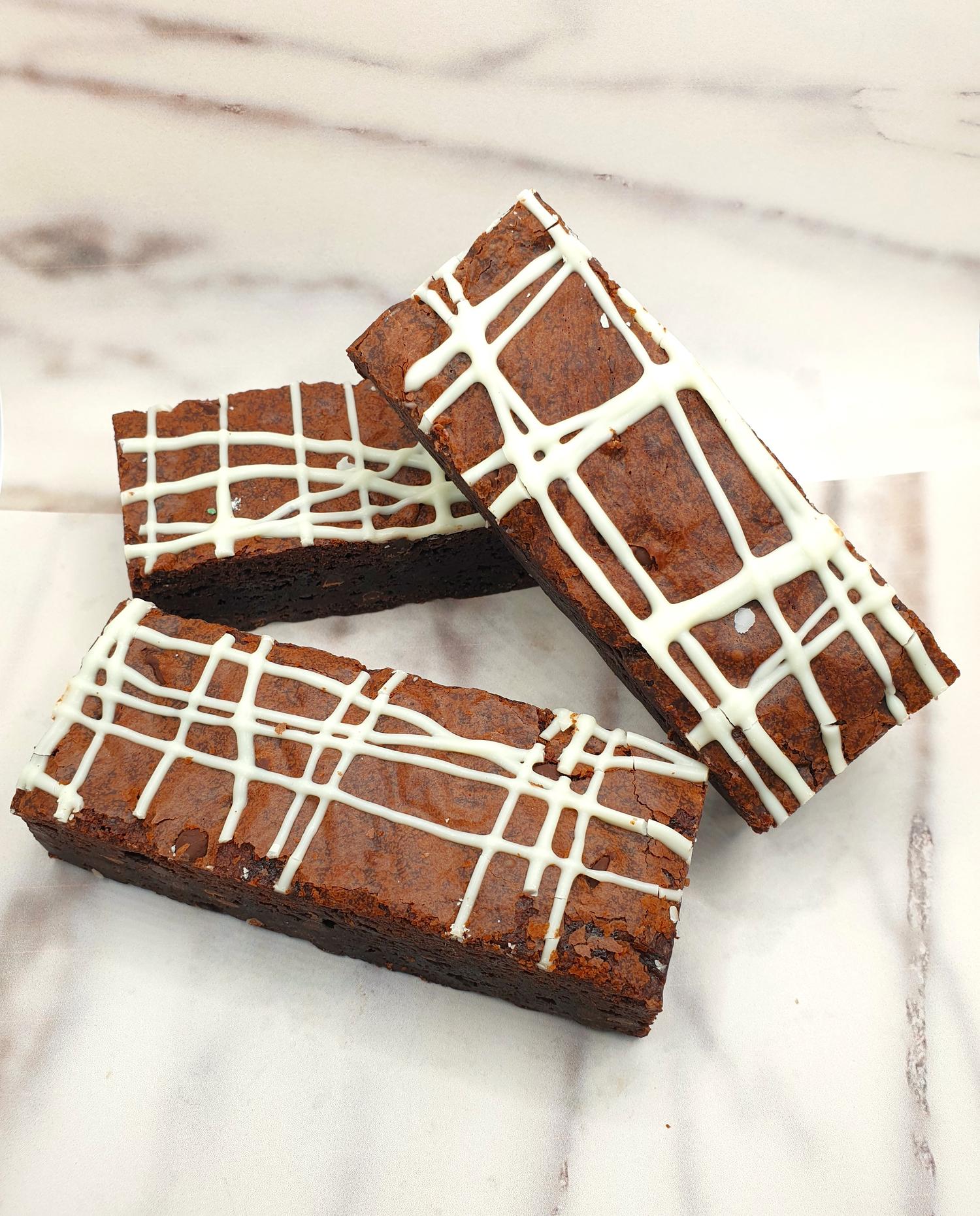 Chocolate Brownie Gourmet Slices (Box of 16)