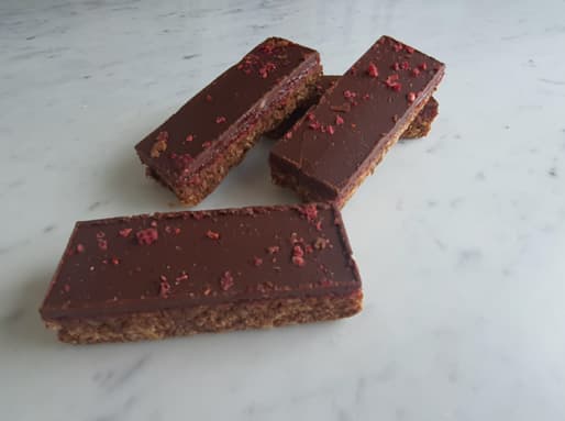 Vegan Choc Raspberry Gourmet Slices (Box of 16)