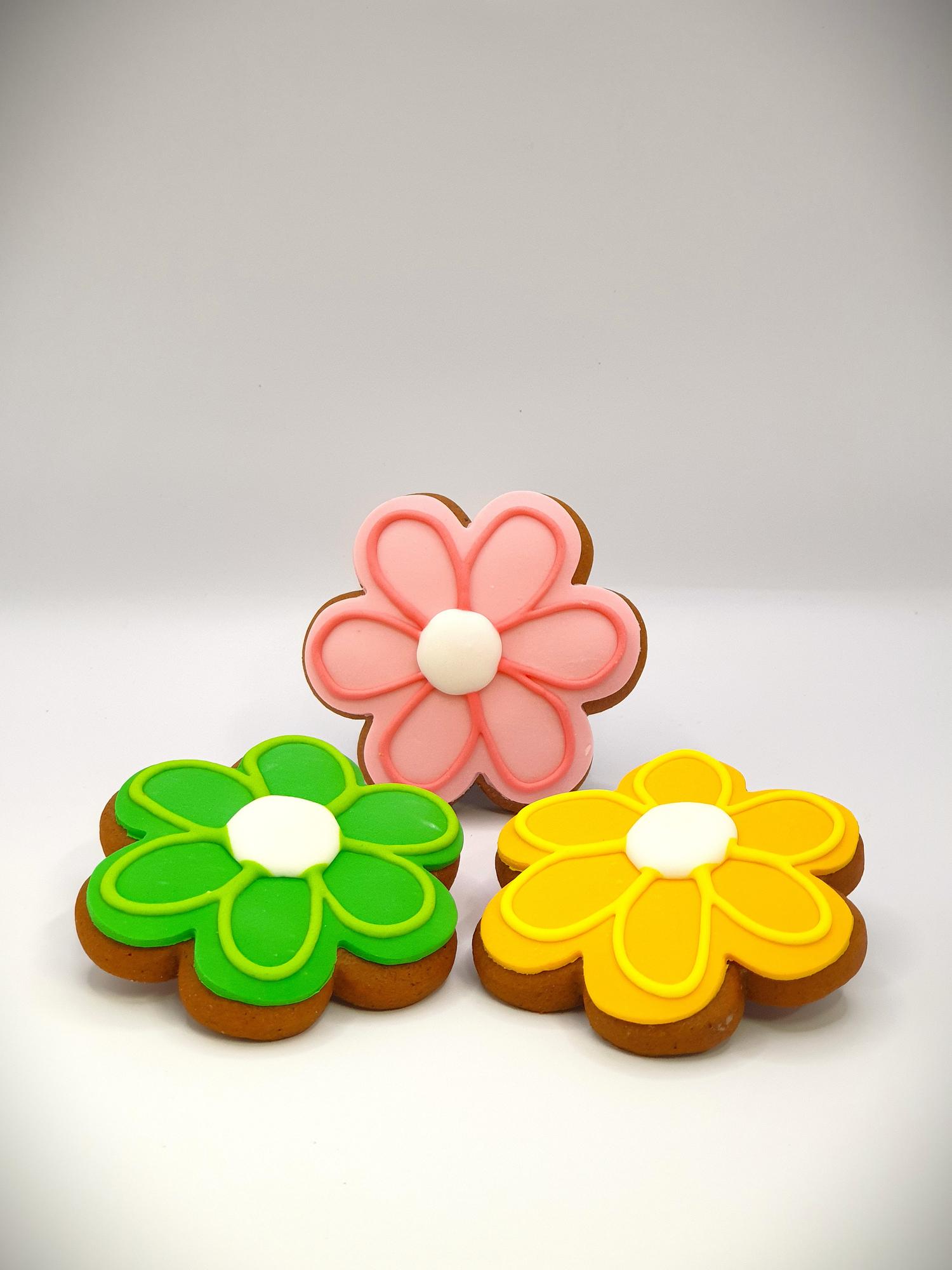 Flowers Themed Cookies (Box of 24)