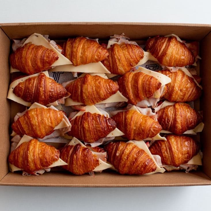 Ham, Cheese & Tomato Mini Croissants