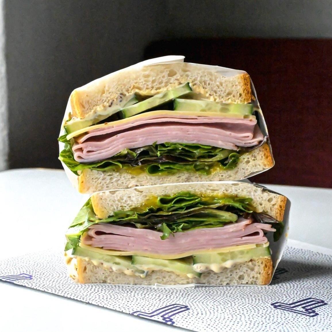 Ham & Swiss Cheese Sandwich