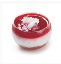 Strawberry Rhubarb Coconut & Sago Bowl