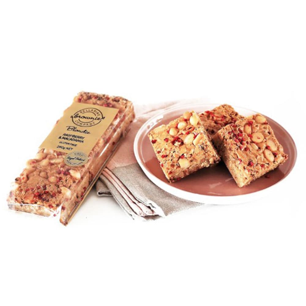 Adelia Raspberry & Macadamia Blondie