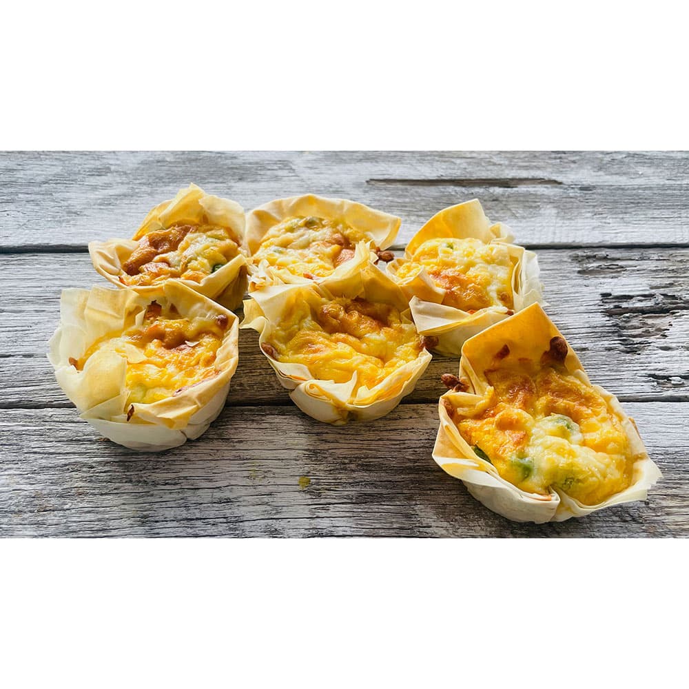Gluten Free Filo Quiches
