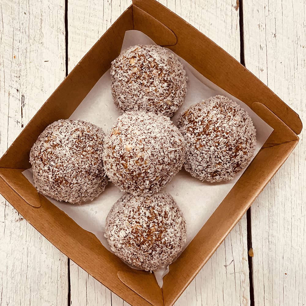 Chocolate, Coconut & Maple Bliss Balls