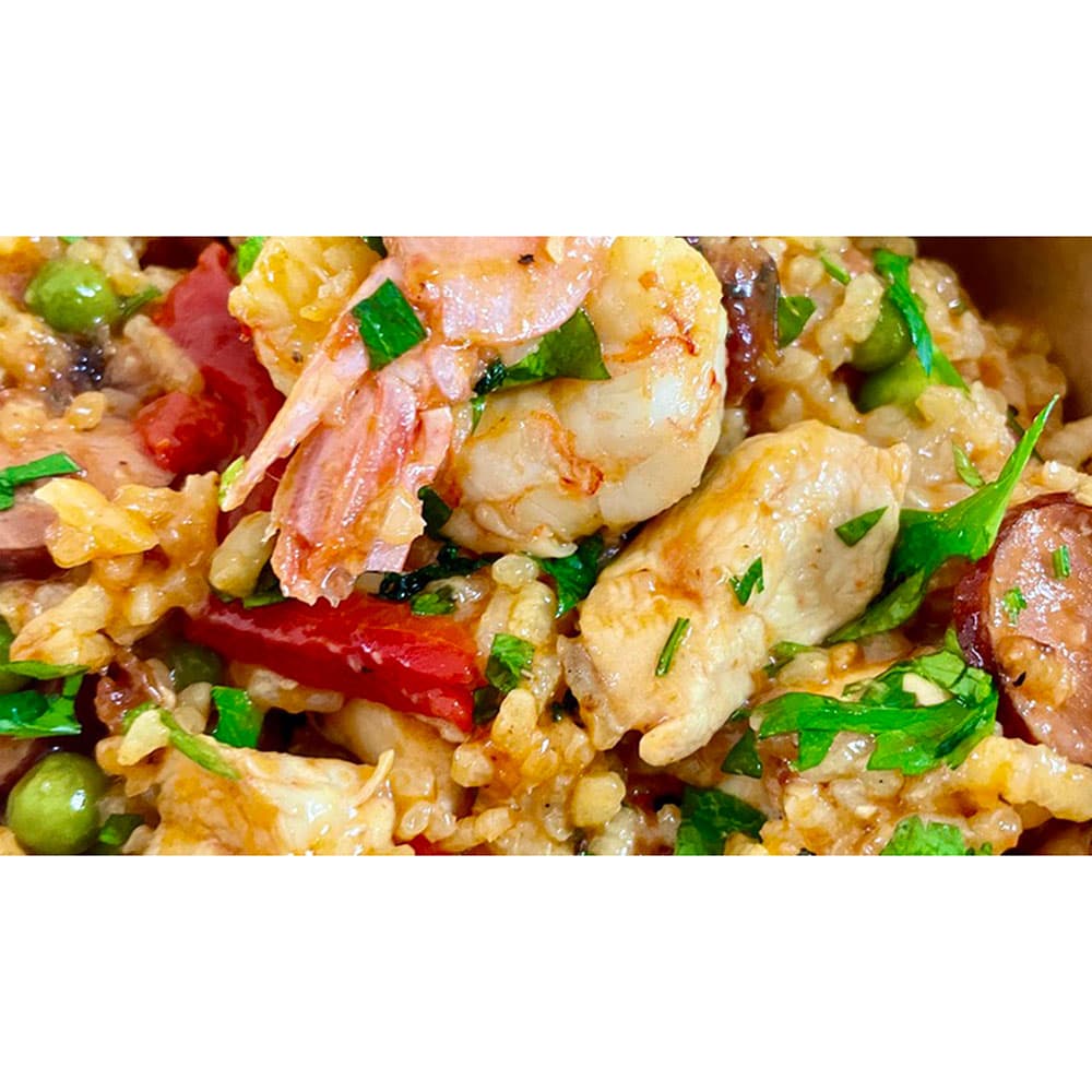 Chicken Chorizo Paella (Disposable Foil Trays)