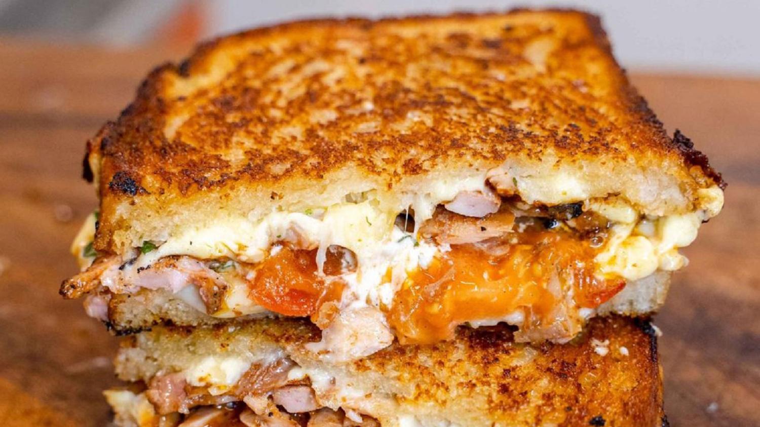 Smoked Chicken Toastie Toastie