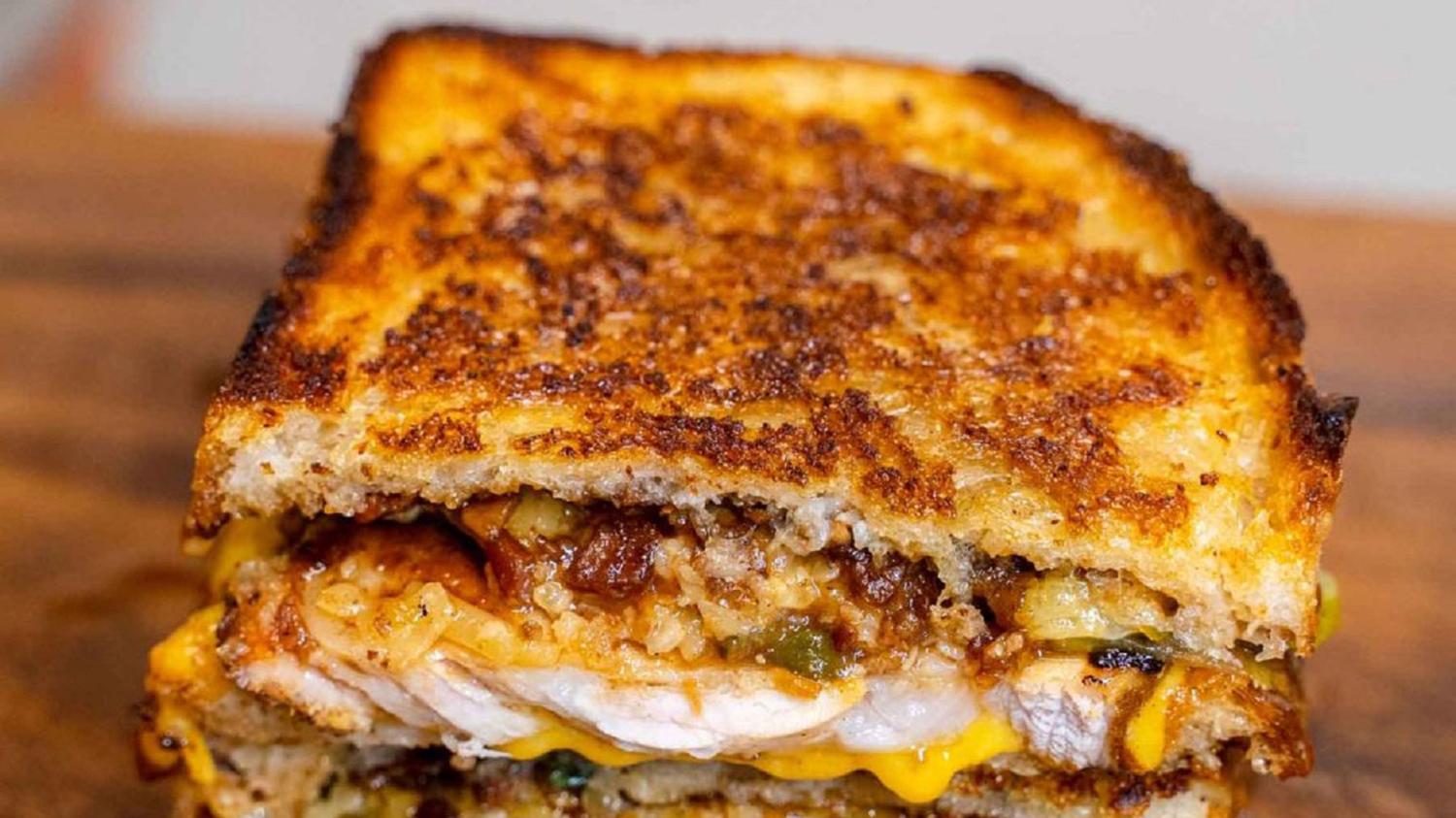 Pickle Porkwich Toastie