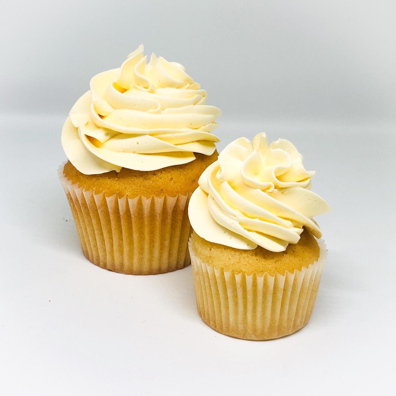 Mini Traditional Vanilla Cupcake (Box of 24)