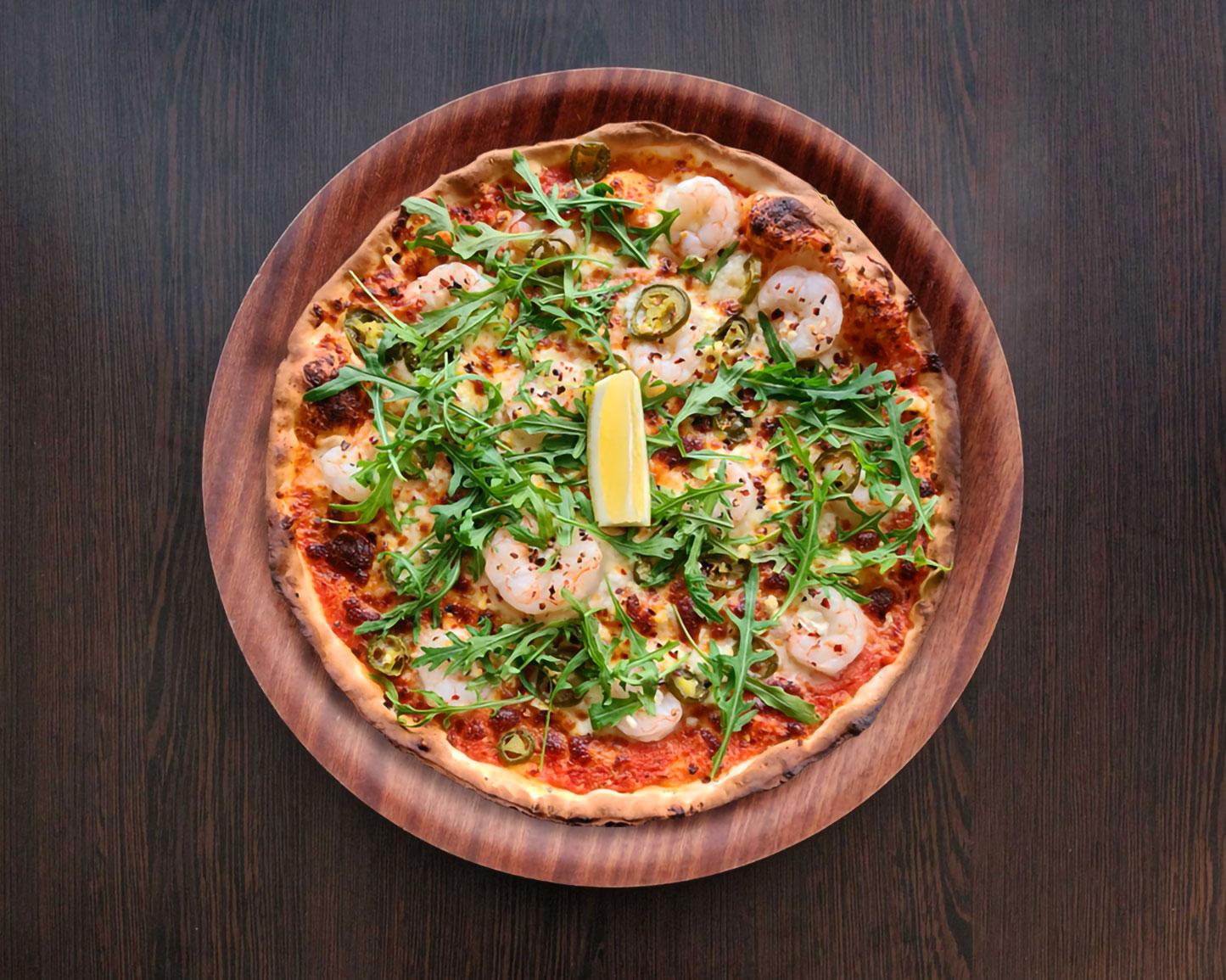 Chilli Prawn Pizza
