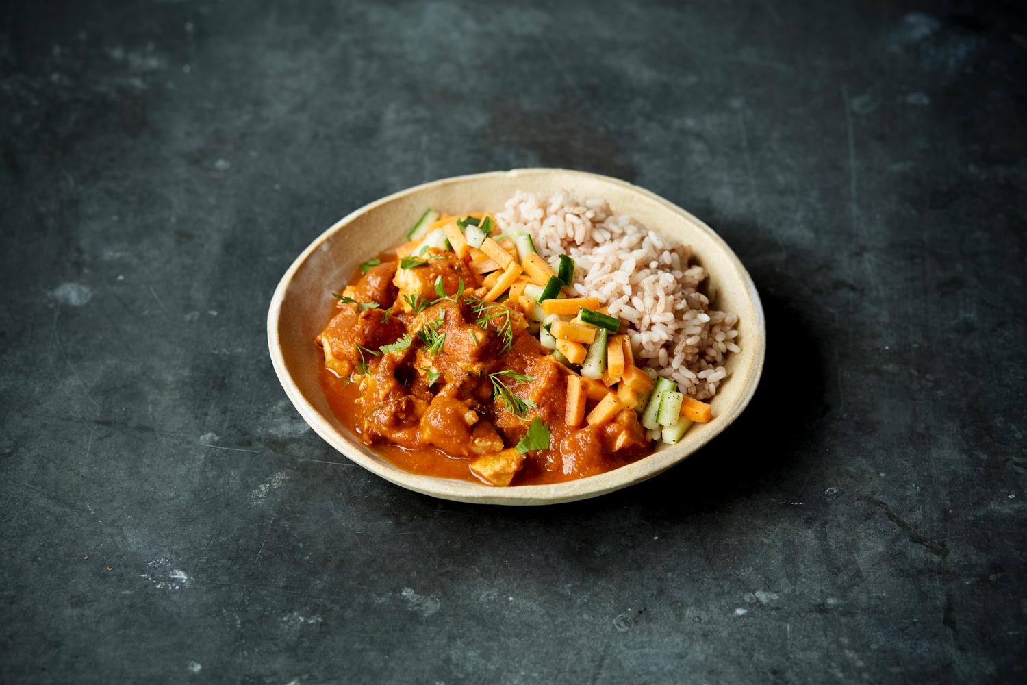 Utterly Butterless Chicken Bowl