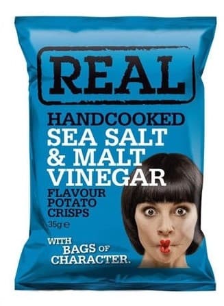 Sea Salt & Malt Vinegar Crisps