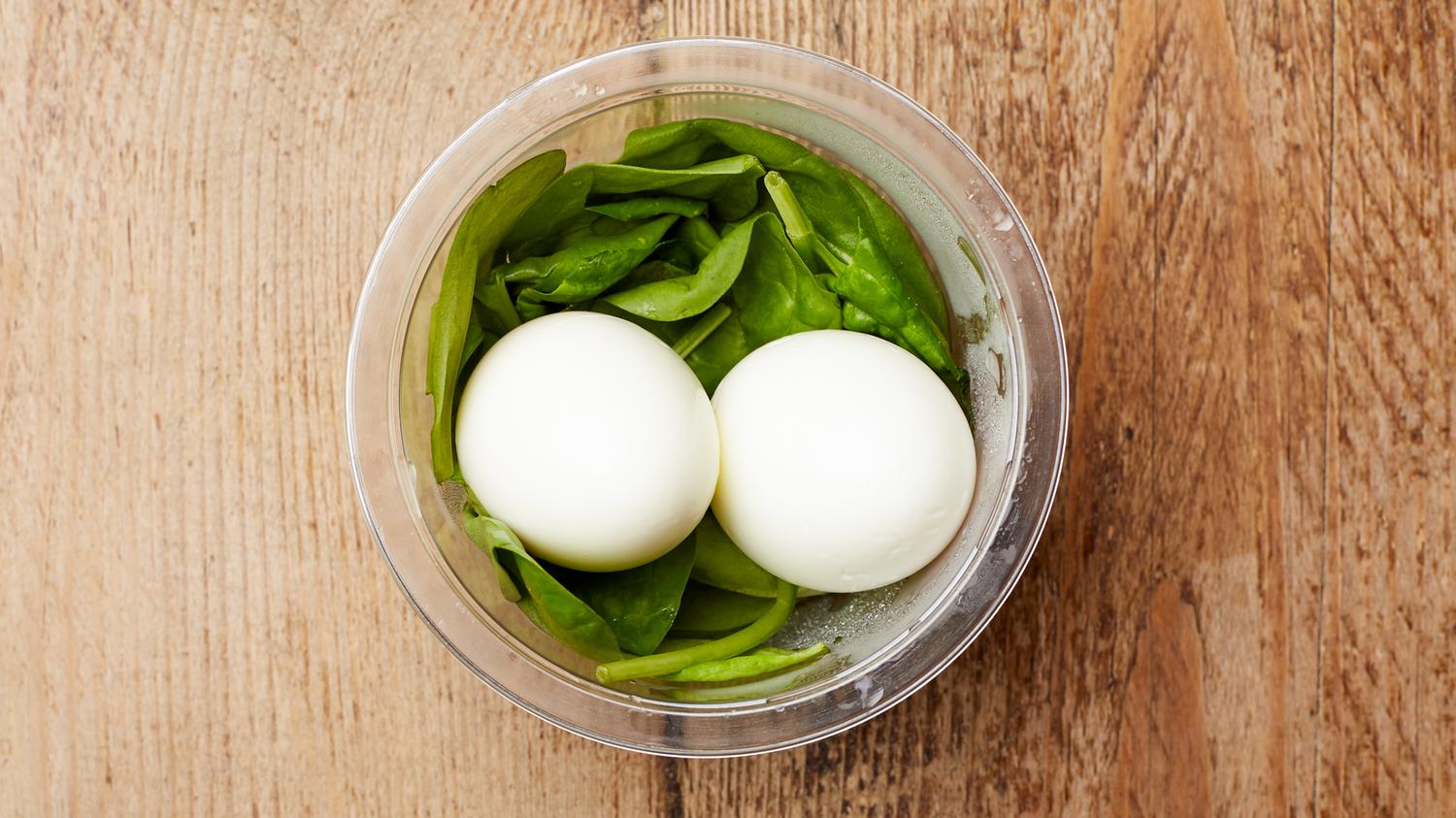 Boiled Eggs & Spinach