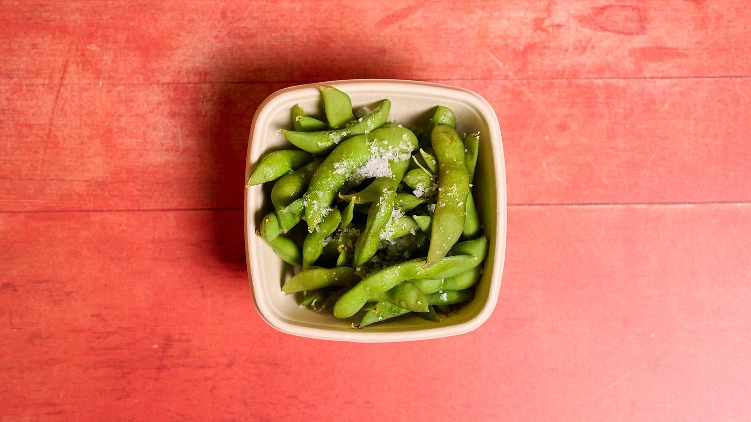 Edamame with Sea Salt Pot