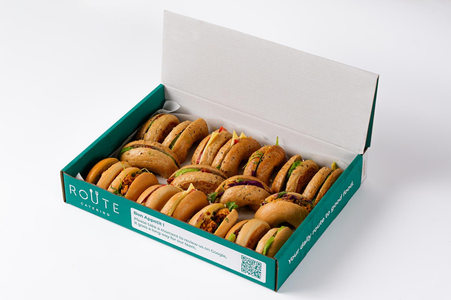 Vegetarian Bagel Platter