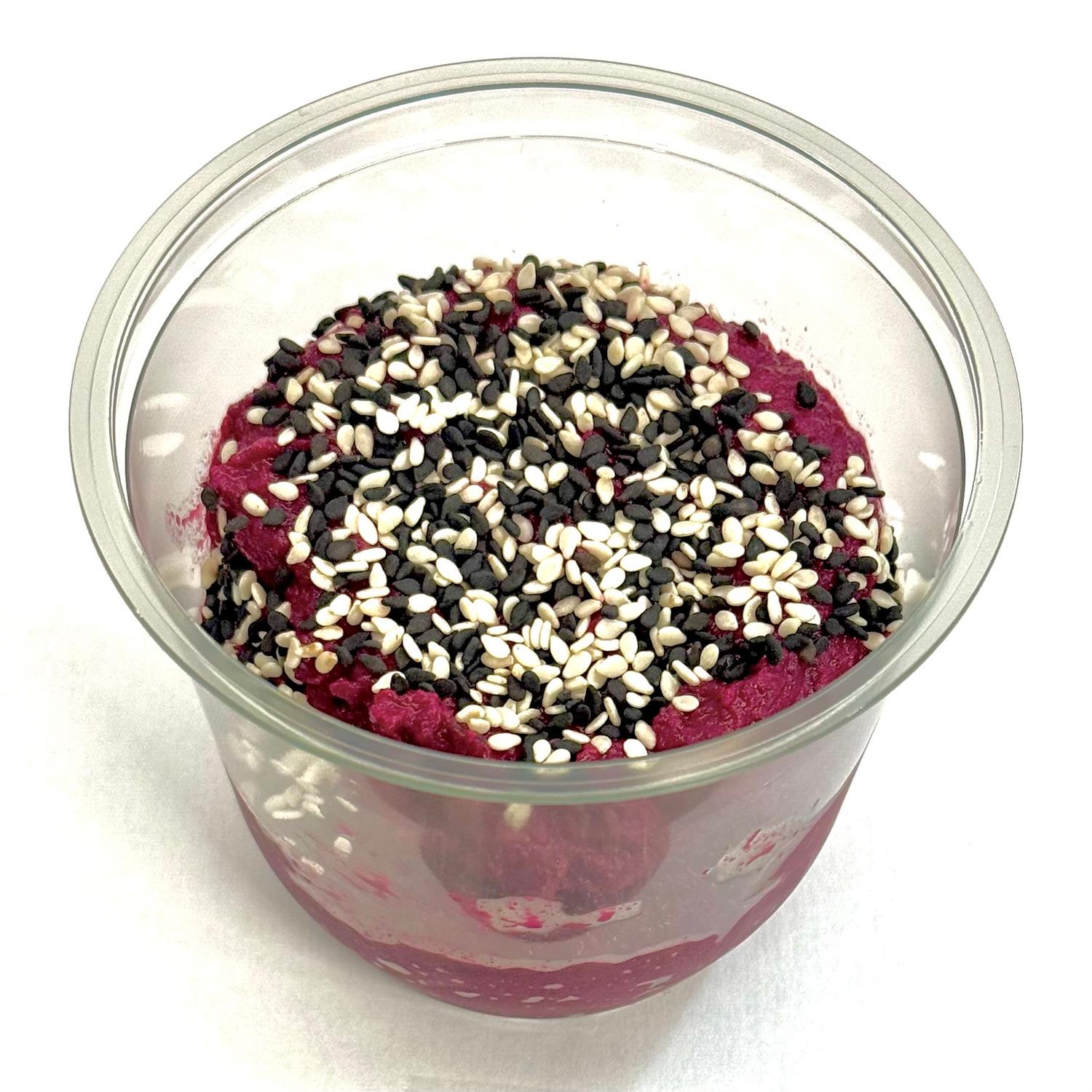 Beetroot Hummus Pot