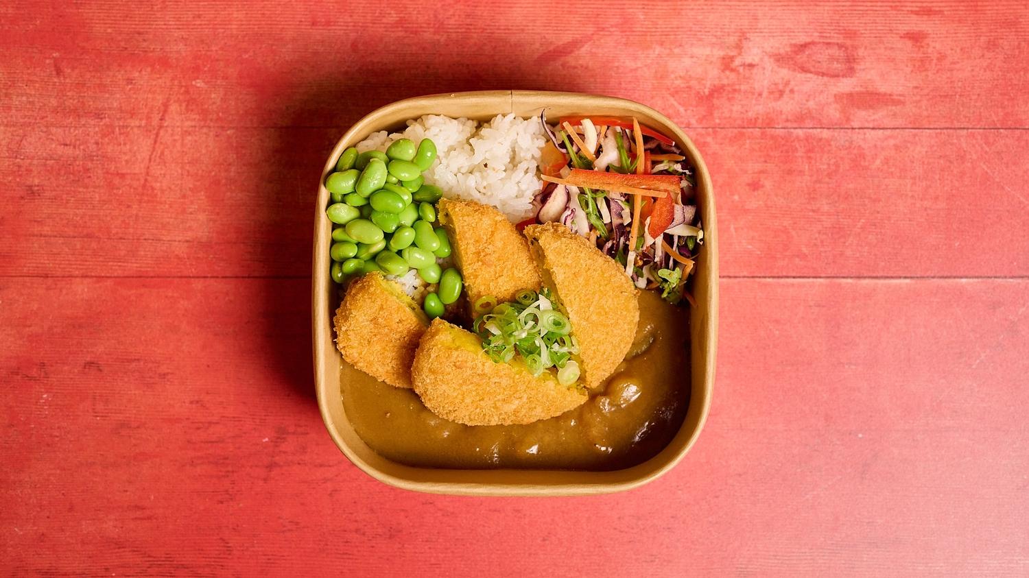 Pumpkin Korroke Katsu Curry