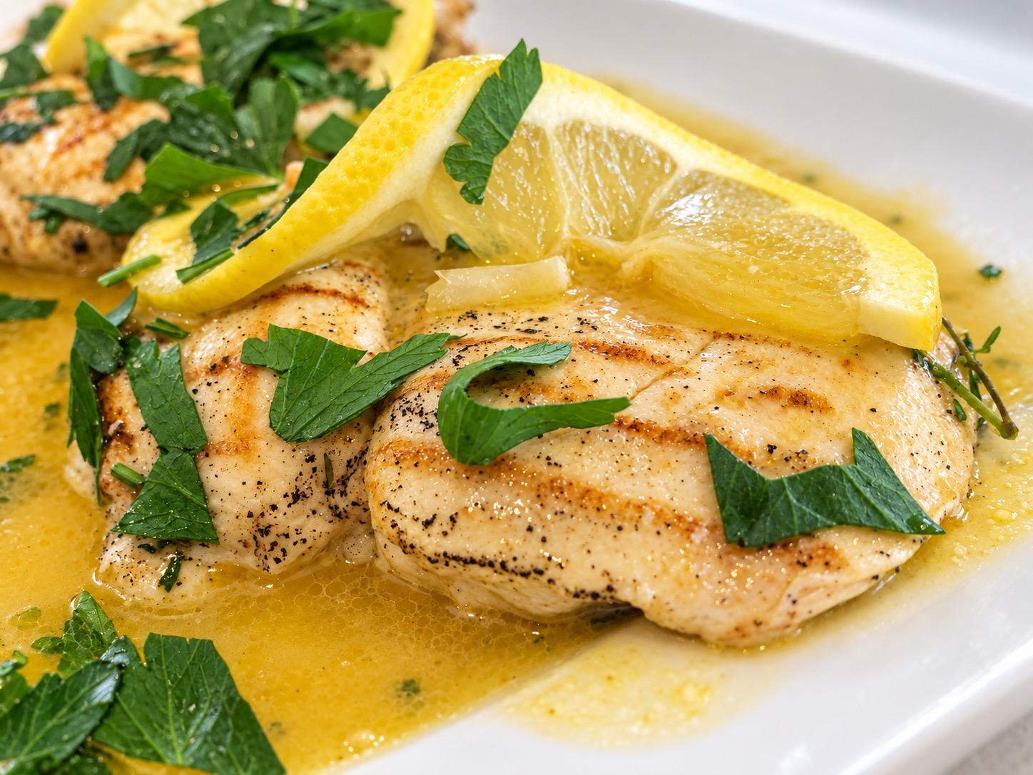 Grilled Sea Bass Salad
