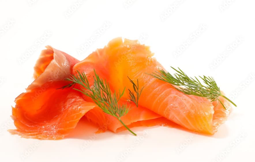 Cold smoked salmon