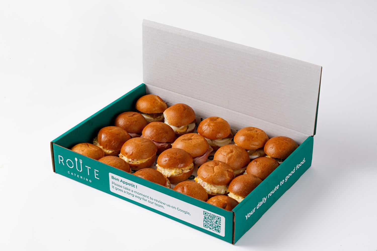 Mini Veggie Breakfast Roll Platter